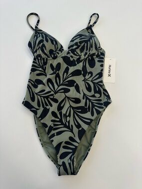 Hurley Green Tropical One Piece